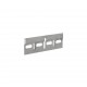 HANGING BRACKET BASE 110x33 WITH SIDE STOPS HANGING SUPPORTS